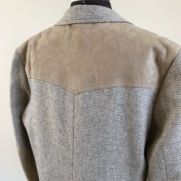 ❤️ SOLD ❤️ PENDLETON WOOL AND SUEDE BLAZER - Picture 5 of 8